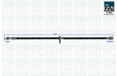 Brzdová hadice FAI AutoParts FPBH239