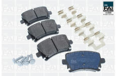 Sada brzdových destiček, kotoučová brzda FAI AutoParts FPBP344
