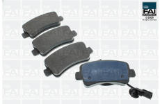 Sada brzdových destiček, kotoučová brzda FAI AutoParts FPBP625