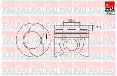 Píst FAI AutoParts PK13-060