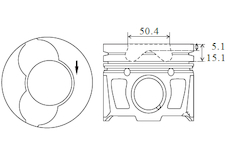 Píst FAI AutoParts PK25-060