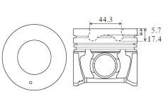 Píst FAI AutoParts PK29-000