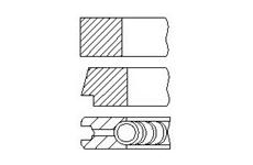 Sada pistnich krouzku FAI AutoParts PR115-000