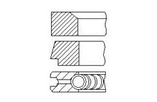 Sada pístních kroužků FAI AutoParts PR12-050