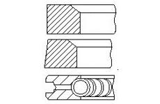 Sada pístních kroužků FAI AutoParts PR29-000