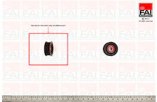 Vratna/vodici kladka, klinovy zebrovy remen FAI AutoParts T1032
