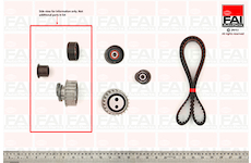 ozubení,sada rozvodového řemene FAI AutoParts TBK03