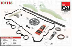 Sada rozvodového řetězu FAI AutoParts TCK118