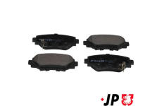 Sada brzdových destiček, kotoučová brzda JP GROUP 3863701110