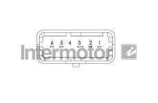 Snímač množství protékajícího vzduchu INTERMOTOR 19651-M