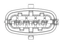Snímač množství protékajícího vzduchu INTERMOTOR 19659-M