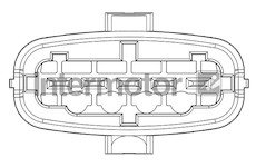 Snímač množství protékajícího vzduchu INTERMOTOR 19823-M