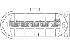 Snímač množství protékajícího vzduchu INTERMOTOR 19825-M