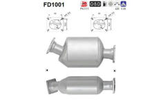 Filtr pevnych castic, vyfukovy system AS FD1001