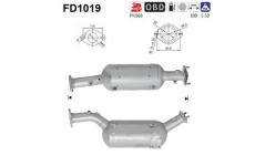 Filtr pevnych castic, vyfukovy system AS FD1019