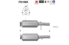 Filtr pevnych castic, vyfukovy system AS FD1065