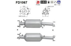 Filtr pevnych castic, vyfukovy system AS FD1067