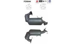 Filtr pevnych castic, vyfukovy system AS FD5044