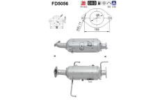 Filtr pevnych castic, vyfukovy system AS FD5056