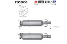 Filtr pevnych castic, vyfukovy system AS FD5065Q