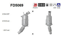 Filtr pevnych castic, vyfukovy system AS FD5069