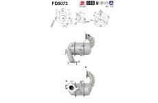 Filtr pevnych castic, vyfukovy system AS FD5073