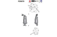 Filtr pevnych castic, vyfukovy system AS FD5078