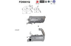 Filtr pevnych castic, vyfukovy system AS FD5081Q