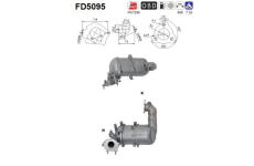 Filtr pevnych castic, vyfukovy system AS FD5095