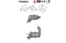 Filtr pevnych castic, vyfukovy system AS FD5095Q