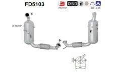 Filtr pevnych castic, vyfukovy system AS FD5103