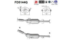 Filtr pevnych castic, vyfukovy system AS FD5144Q