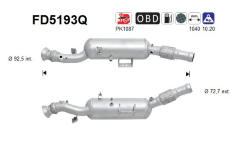 Filtr pevnych castic, vyfukovy system AS FD5193Q