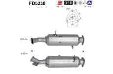 Filtr pevnych castic, vyfukovy system AS FD5230