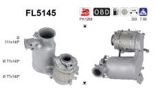 Filtr pevnych castic, vyfukovy system AS FL5145