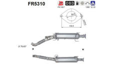 Filtr pevnych castic, vyfukovy system AS FR5310