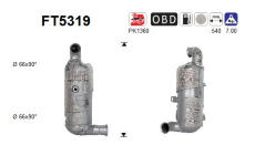 Filtr pevnych castic, vyfukovy system AS FT5319