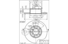 Brzdový kotouč AP 14018