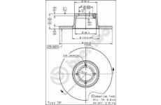 Brzdový kotouč AP 14030