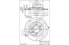 Brzdový kotouč AP 19200