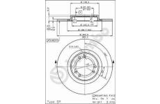 Brzdový kotouč AP 14062