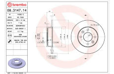 Brzdový kotouč AP 14082 E