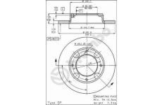 Brzdový kotouč AP 10096