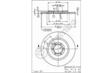 Brzdový kotouč AP 34094