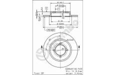 Brzdový kotouč AP 10078