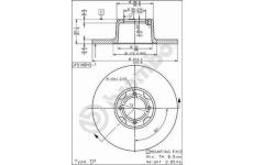 Brzdový kotouč AP 14106