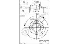 Brzdový kotouč AP 19006