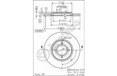 Brzdový kotouč AP 14117