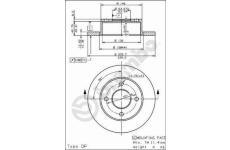 Brzdový kotouč AP 19131