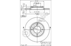 Brzdový kotouč AP 14130